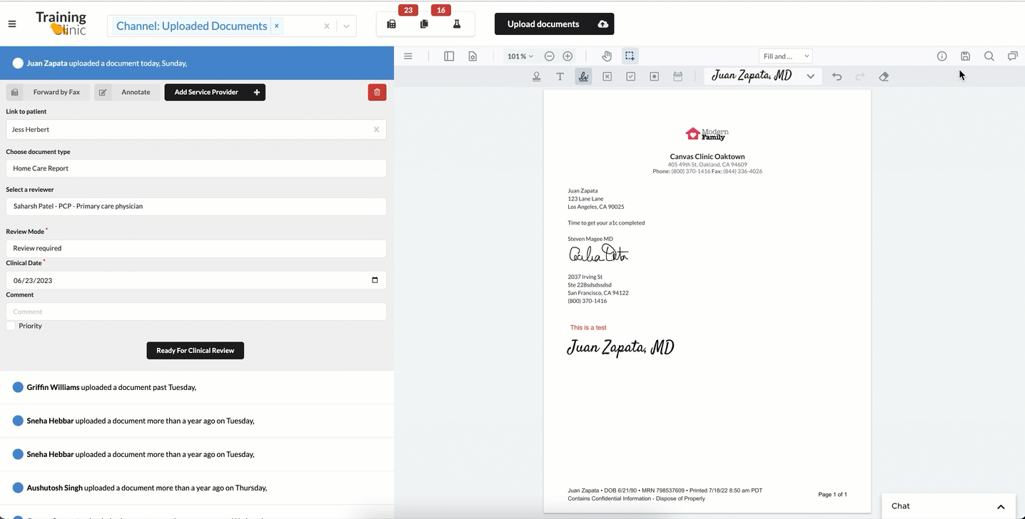 annotations in chart